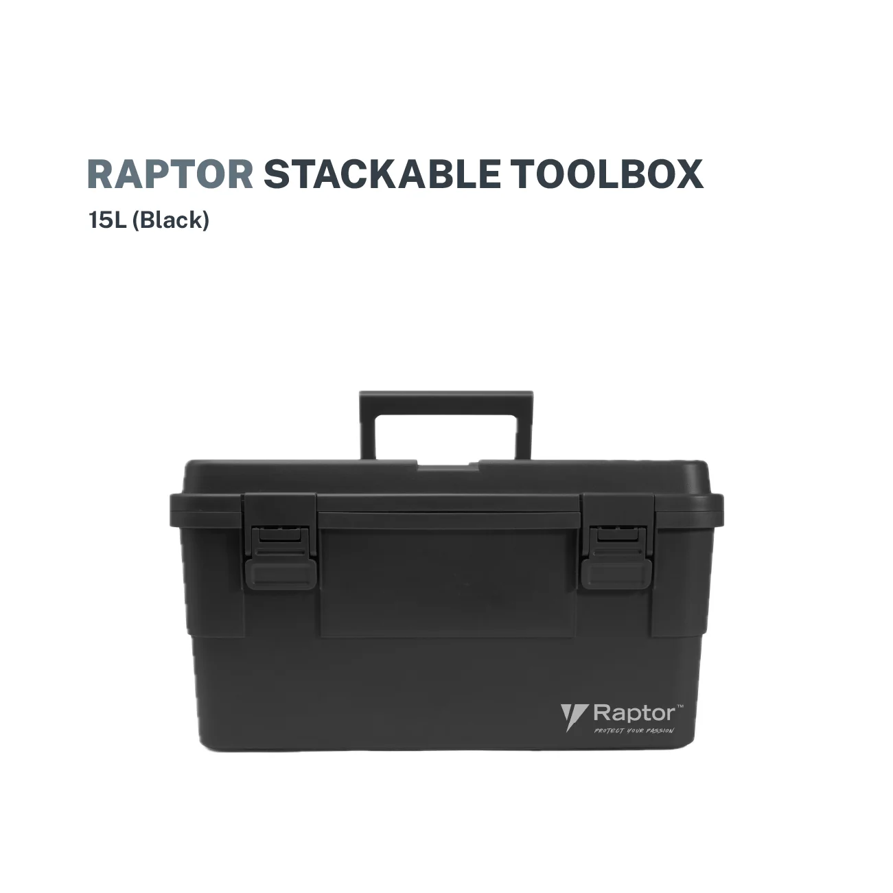 Raptor Case Utility 15L Stackable Tool box