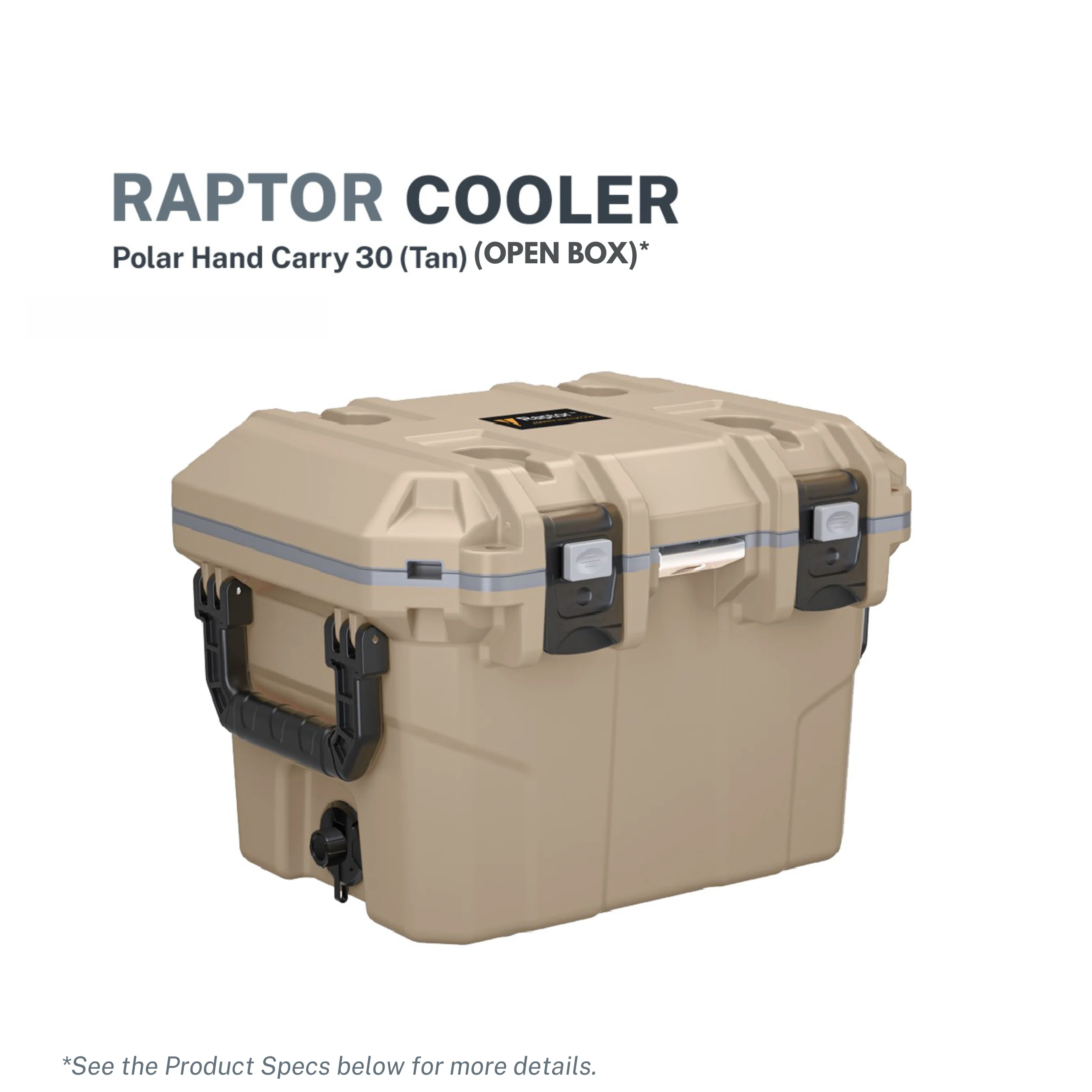 Raptor Cooler Polar Hand Carry 30- Tan (Open Box)