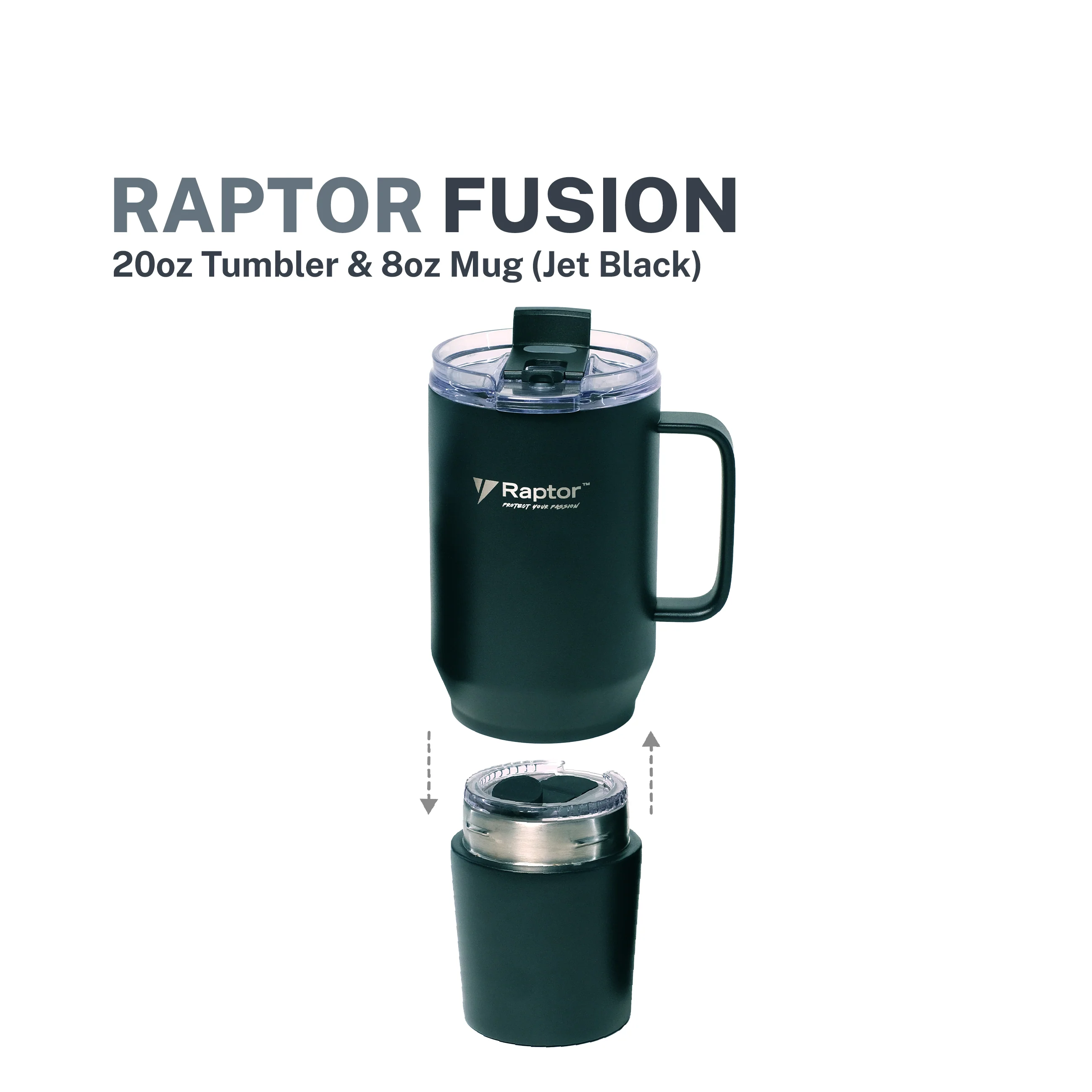 Raptor 2-in-1 Insulated Tumbler 28oz - Fusion - Image 7