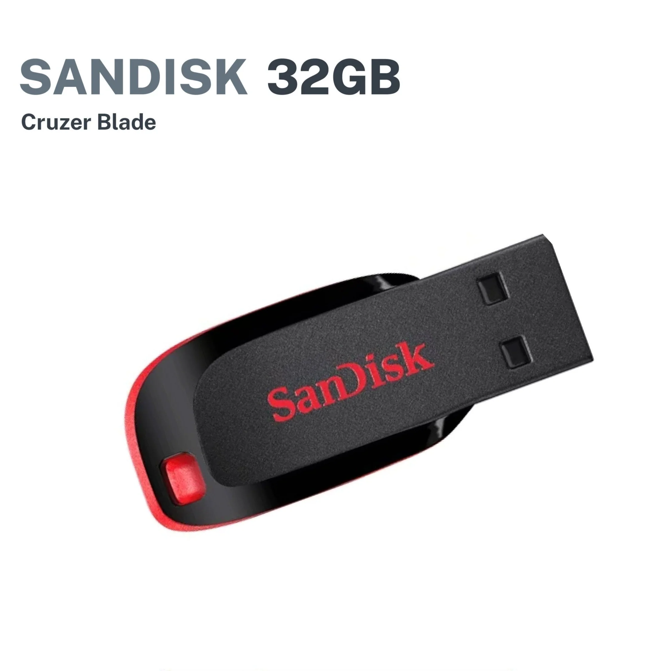 Sandisk Cruzer Blade CZ50 USB Flash Drive - Black - Image 2