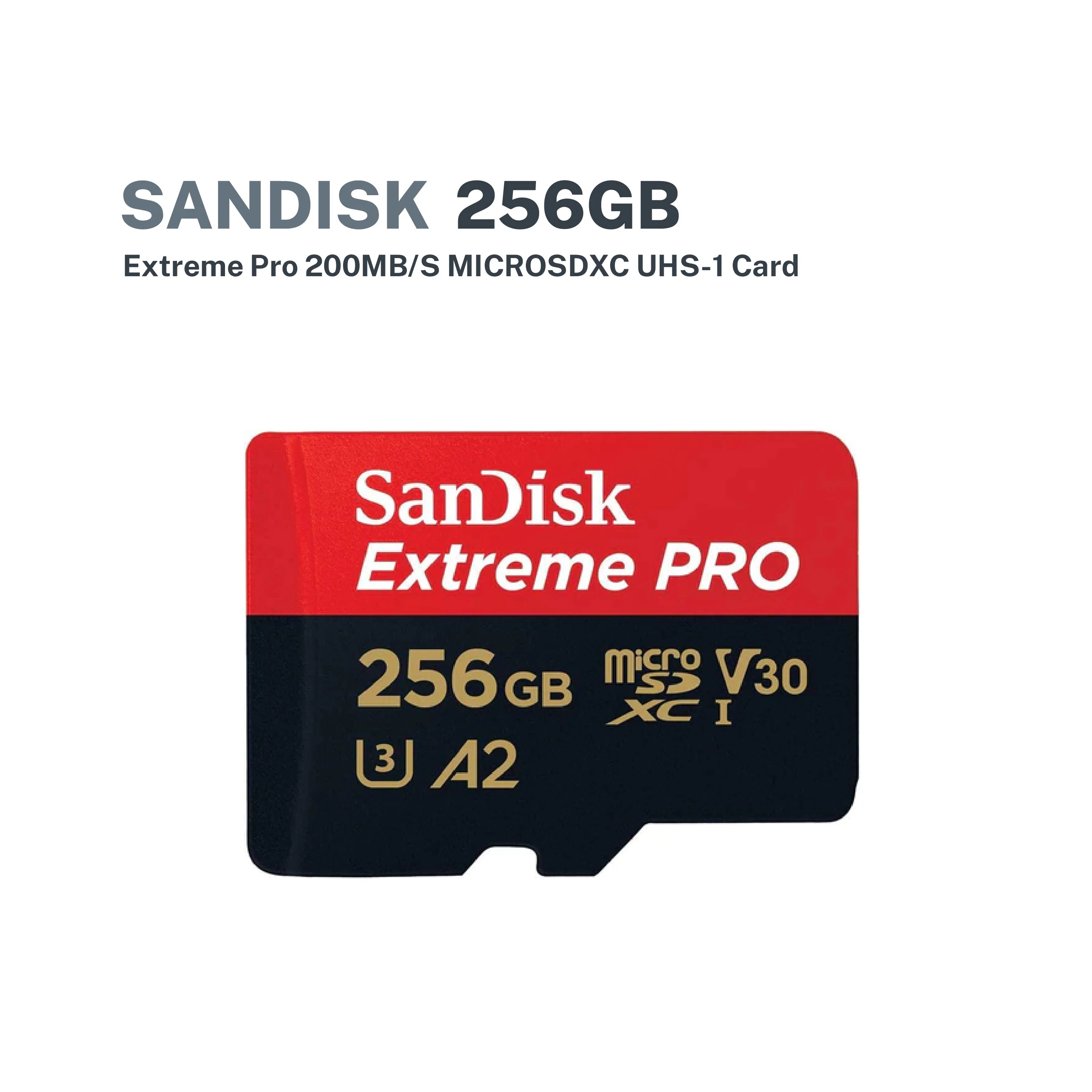 SanDisk Extreme Pro microSDXC, SQXCD 256GB