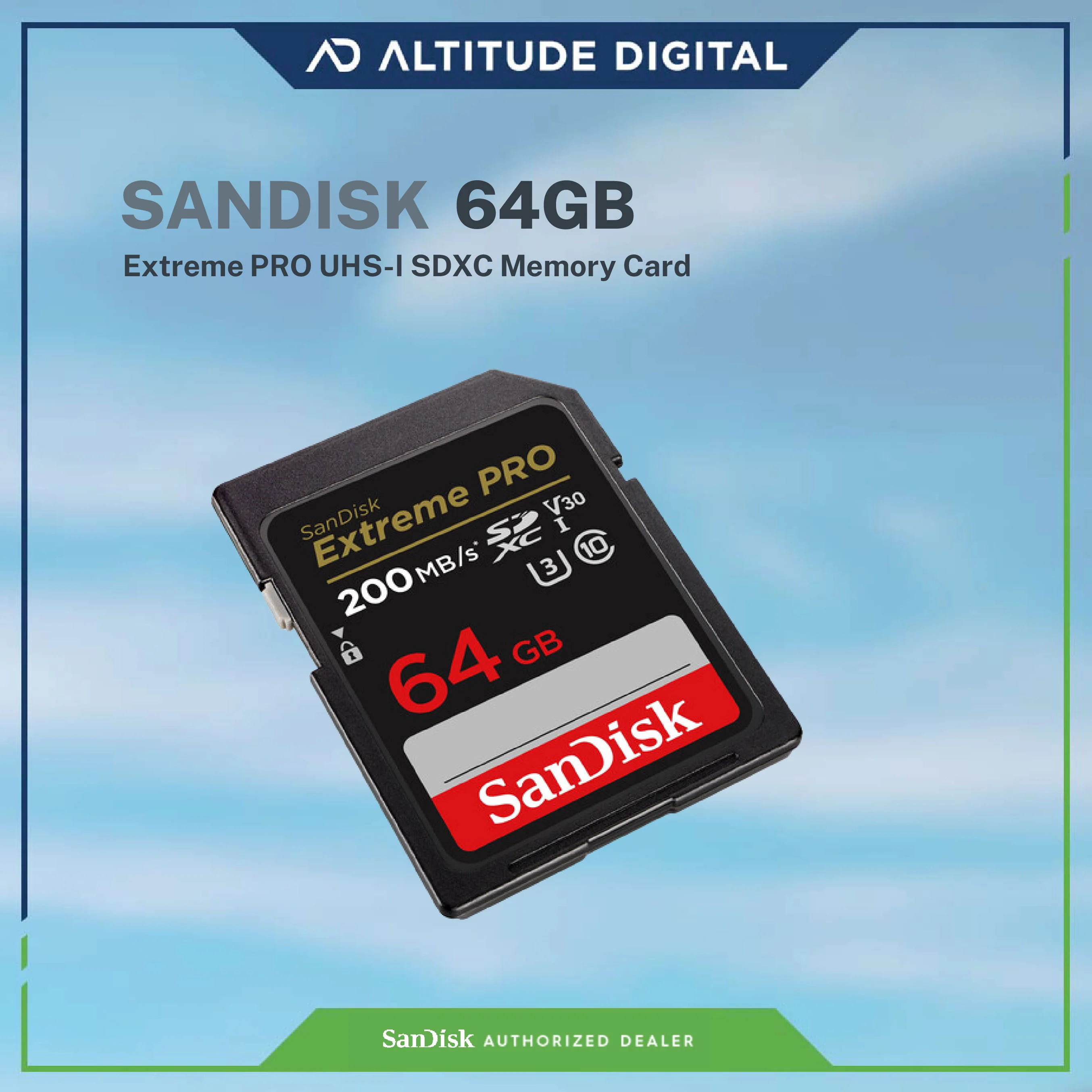 SanDisk Extreme Pro SDXC, SDXXU 64GB - Image 2