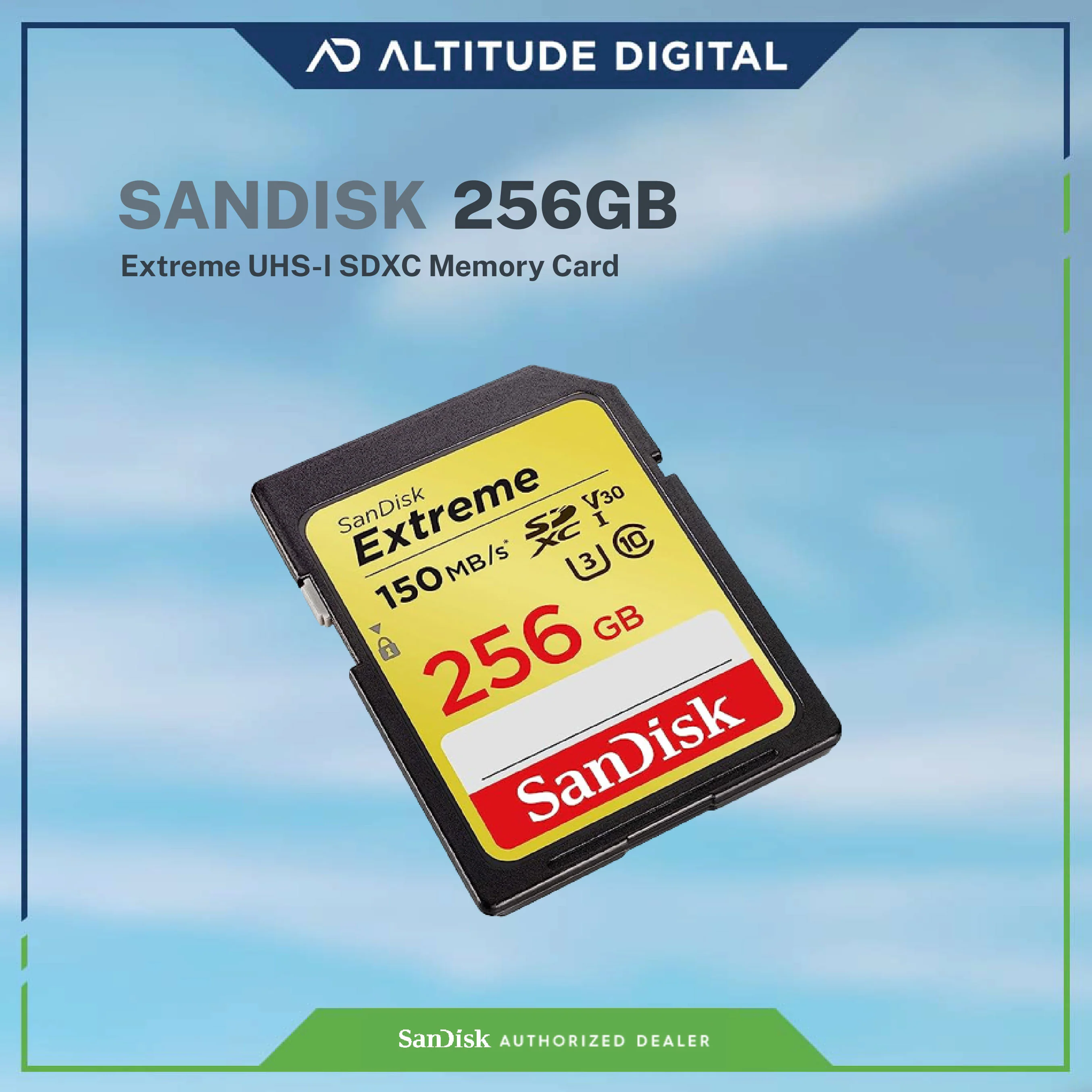 SanDisk Extreme SDXC, SDXVV 256GB - Image 2