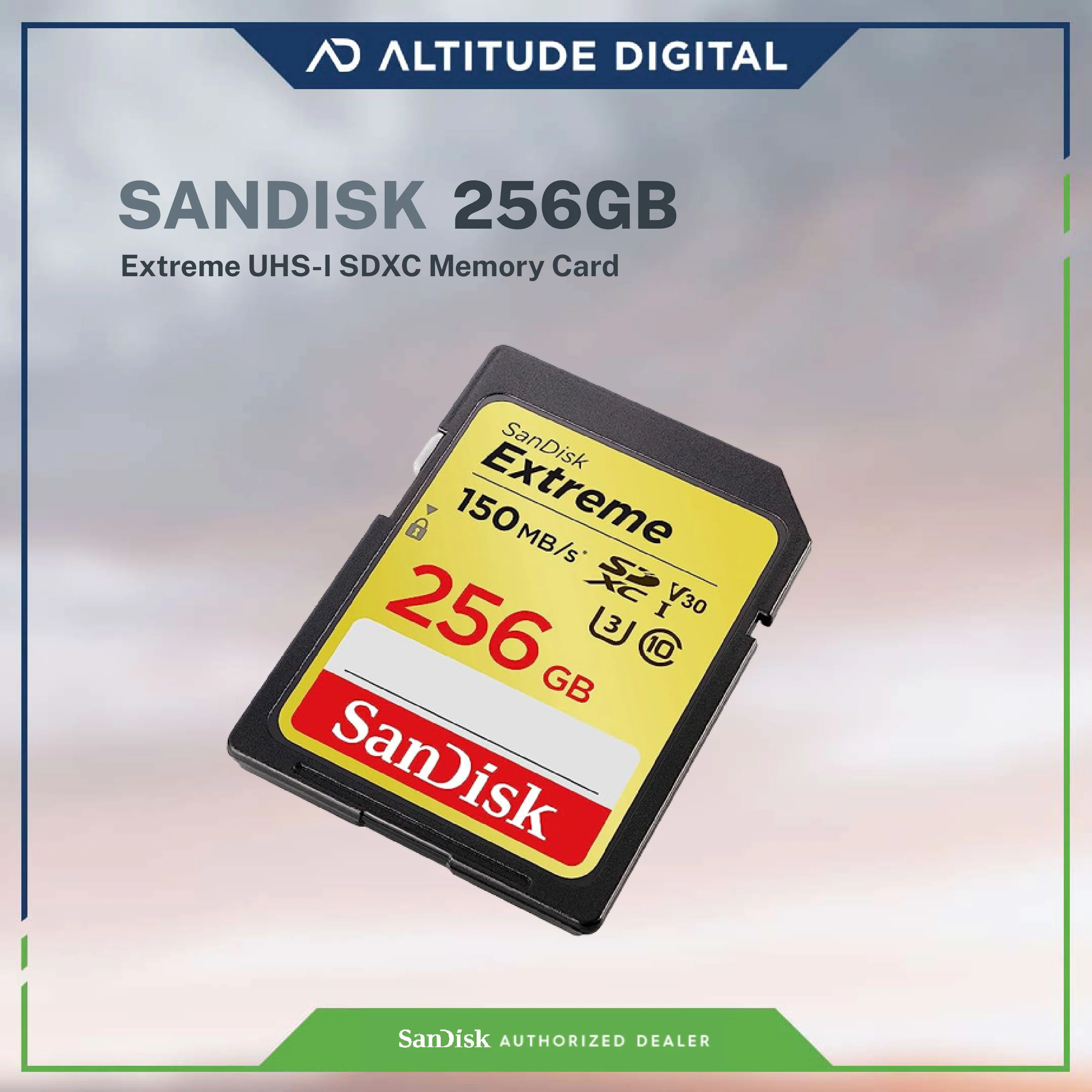 SanDisk Extreme SDXC, SDXVV 256GB - Image 3