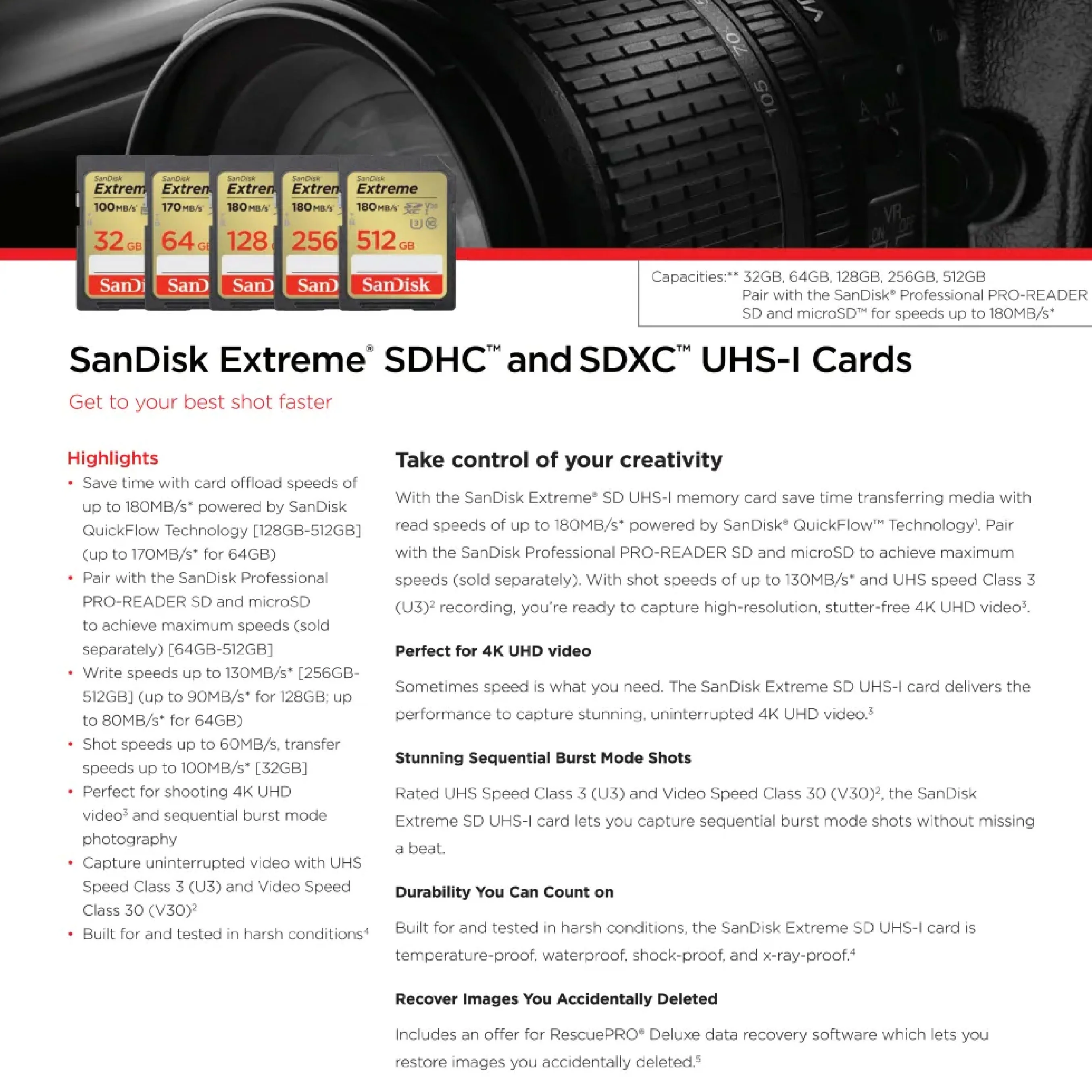 SanDisk 128GB Extreme SDXC - Image 4