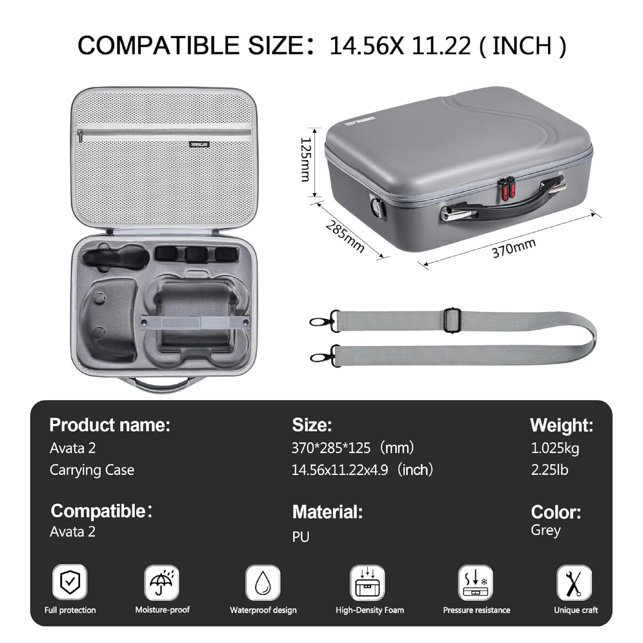 STARTRC Carrying Bag for DJI AVATA 2 - Image 5