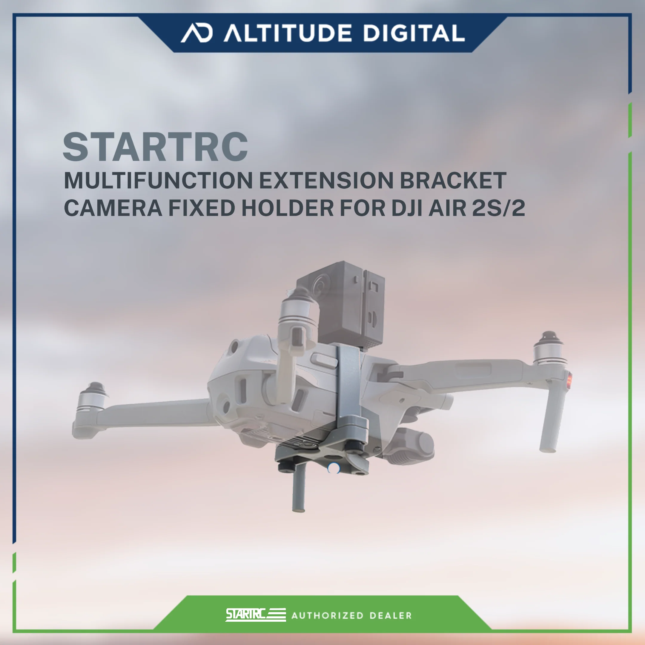 Startrc Multifunctional Extension Bracket Camera Mount Fixed Holder ( DJI 2S/Mavic Air 2) - Image 4
