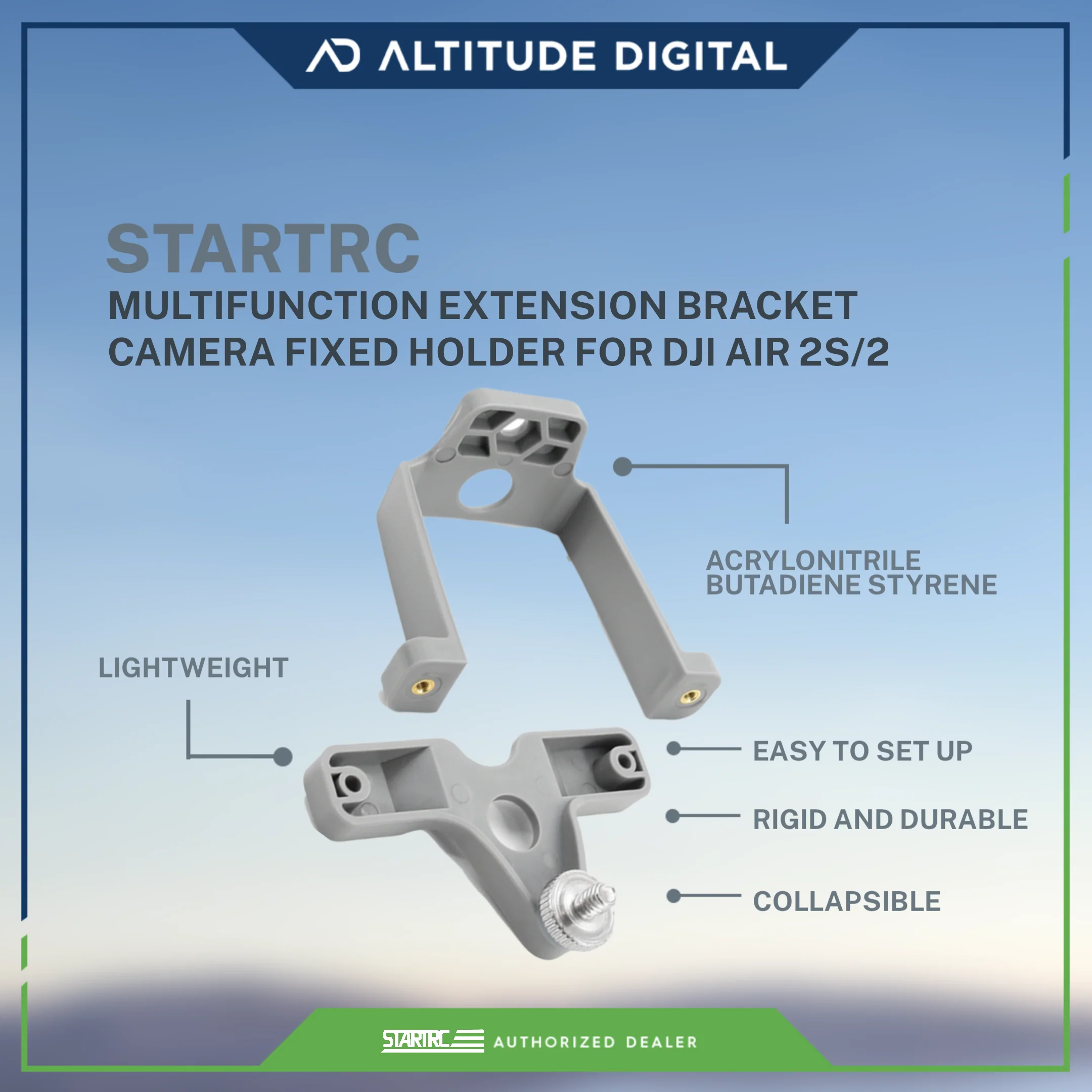 Startrc Multifunctional Extension Bracket Camera Mount Fixed Holder ( DJI 2S/Mavic Air 2) - Image 6