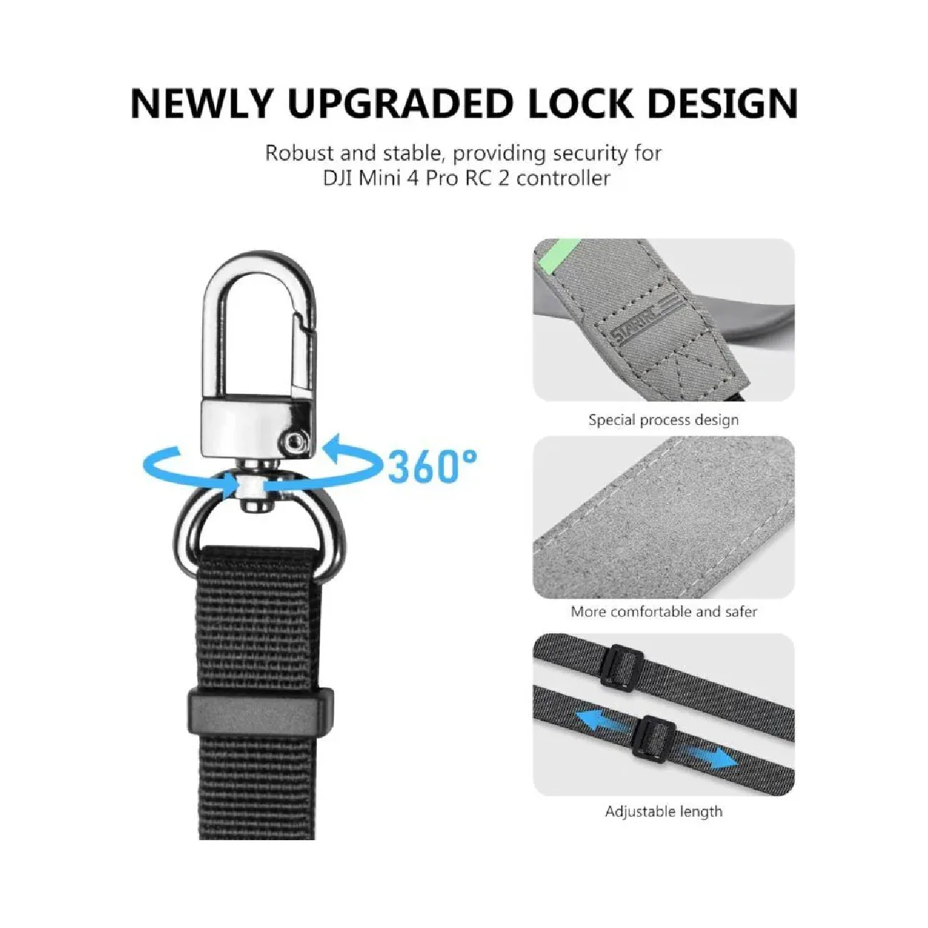 STARTRC New Lanyard for DJI RC/DJI RC 2/DJI RC Pro - Image 4