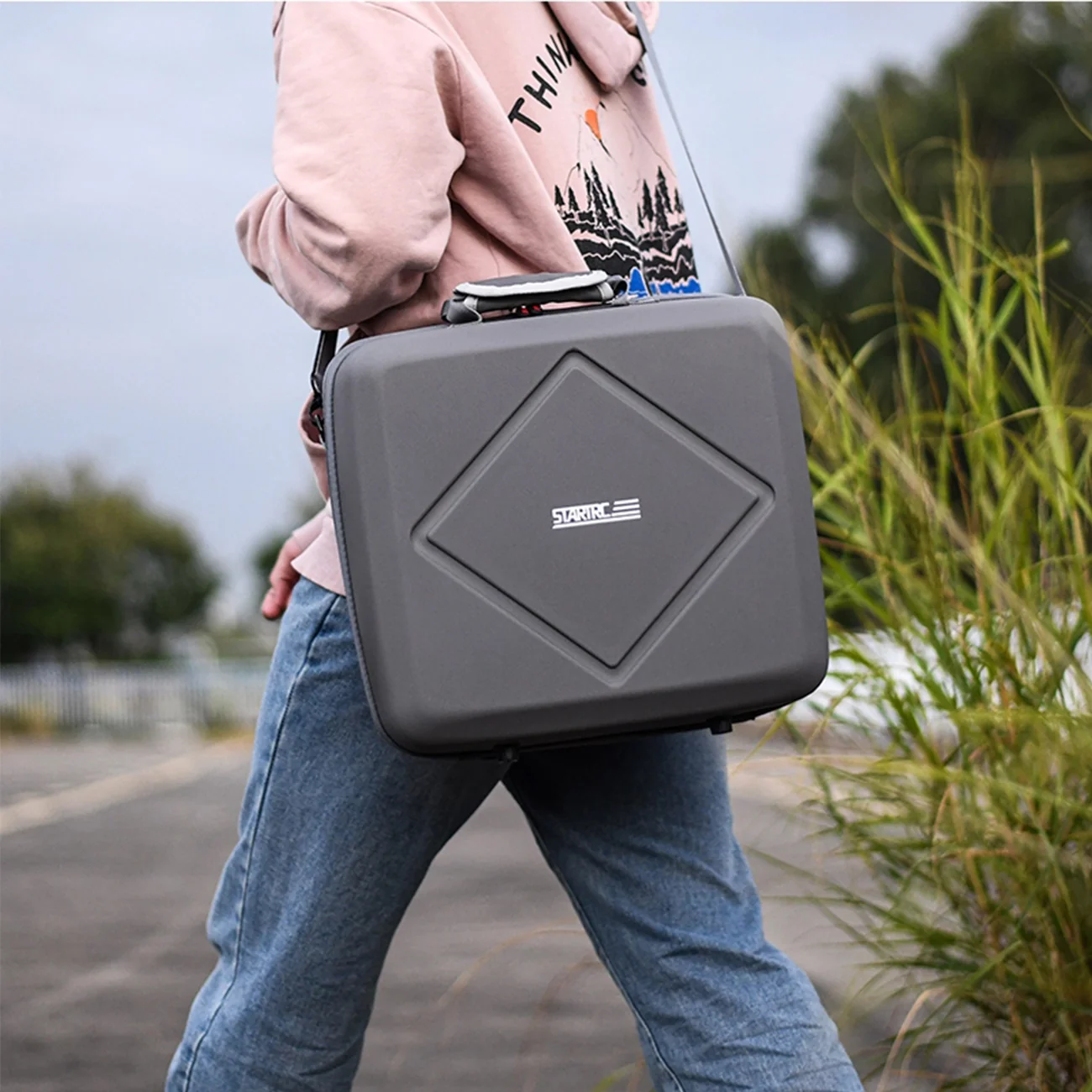 STARTRC PU Bag for Mini 4 Pro/Air 3s or AVATA 2/Air 3s (2 Drones) - Image 2