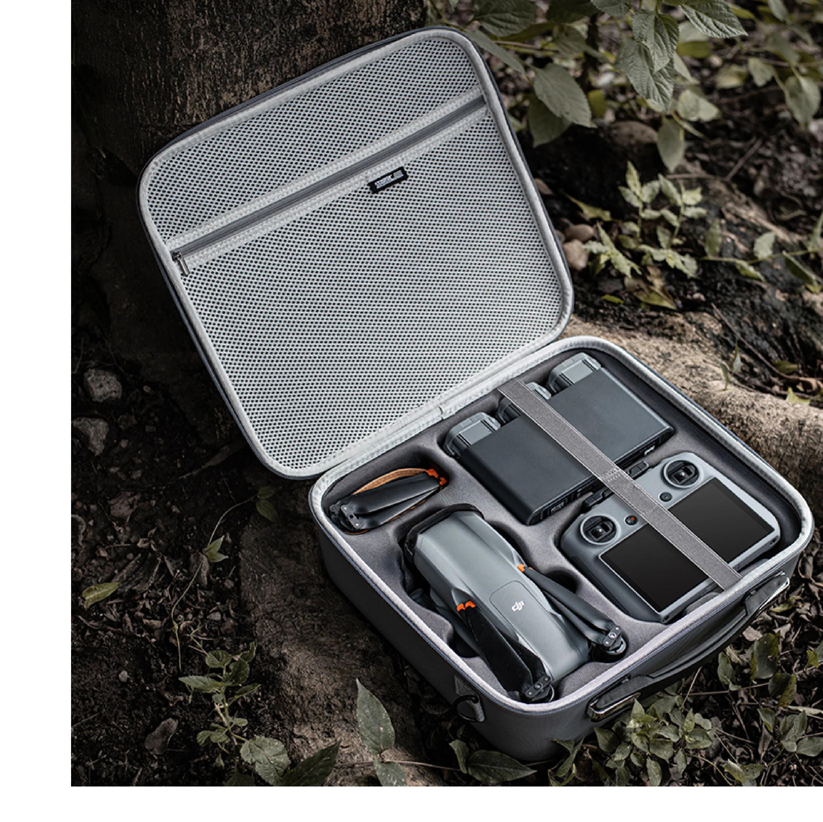 STARTRC PU Carrying bag for DJI Air 3 compatible DJI RC-N2/DJI RC 2(Fly more combo) - Image 5