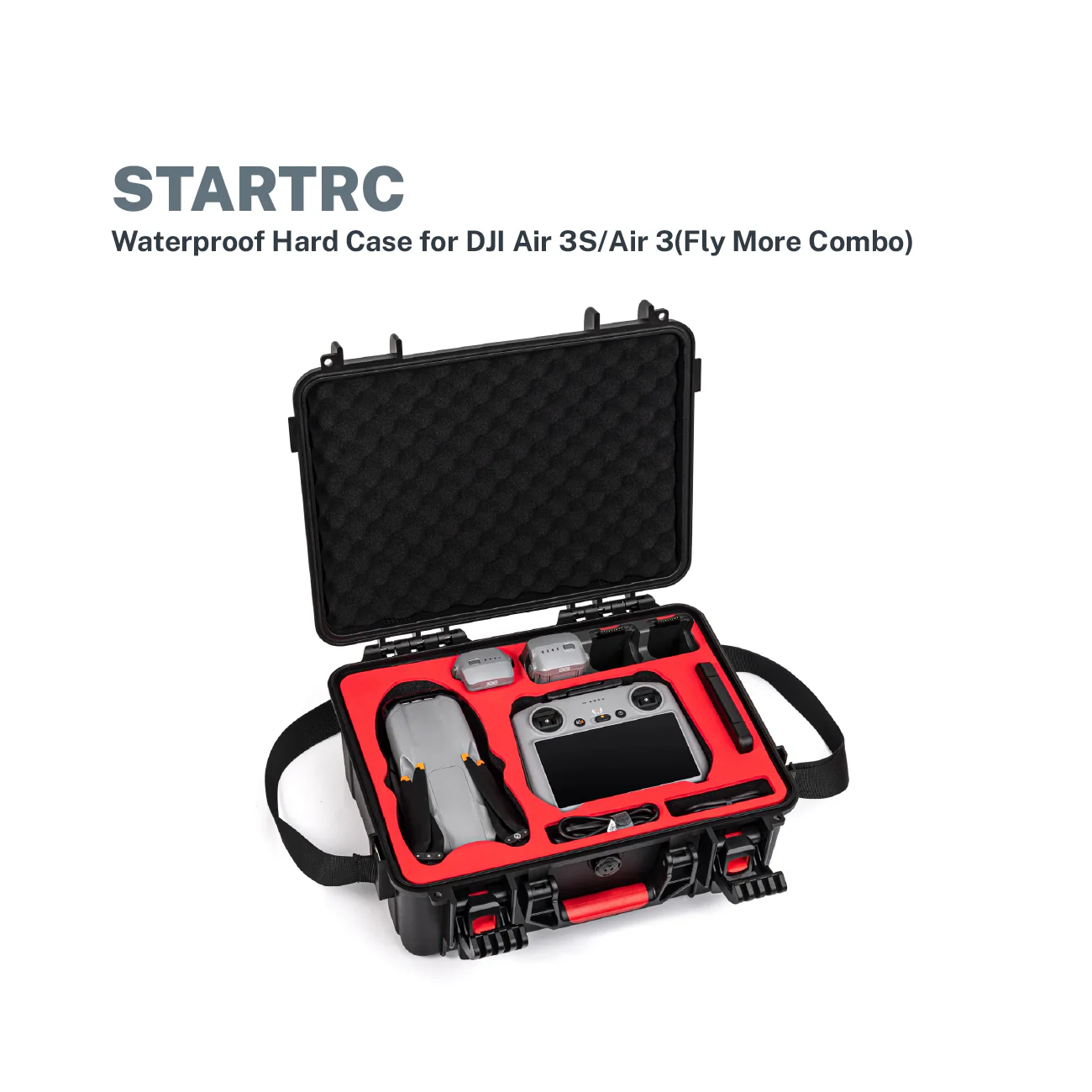 STARTRC Waterproof Hard case for DJI Air 3S/Air 3(Fly more combo)