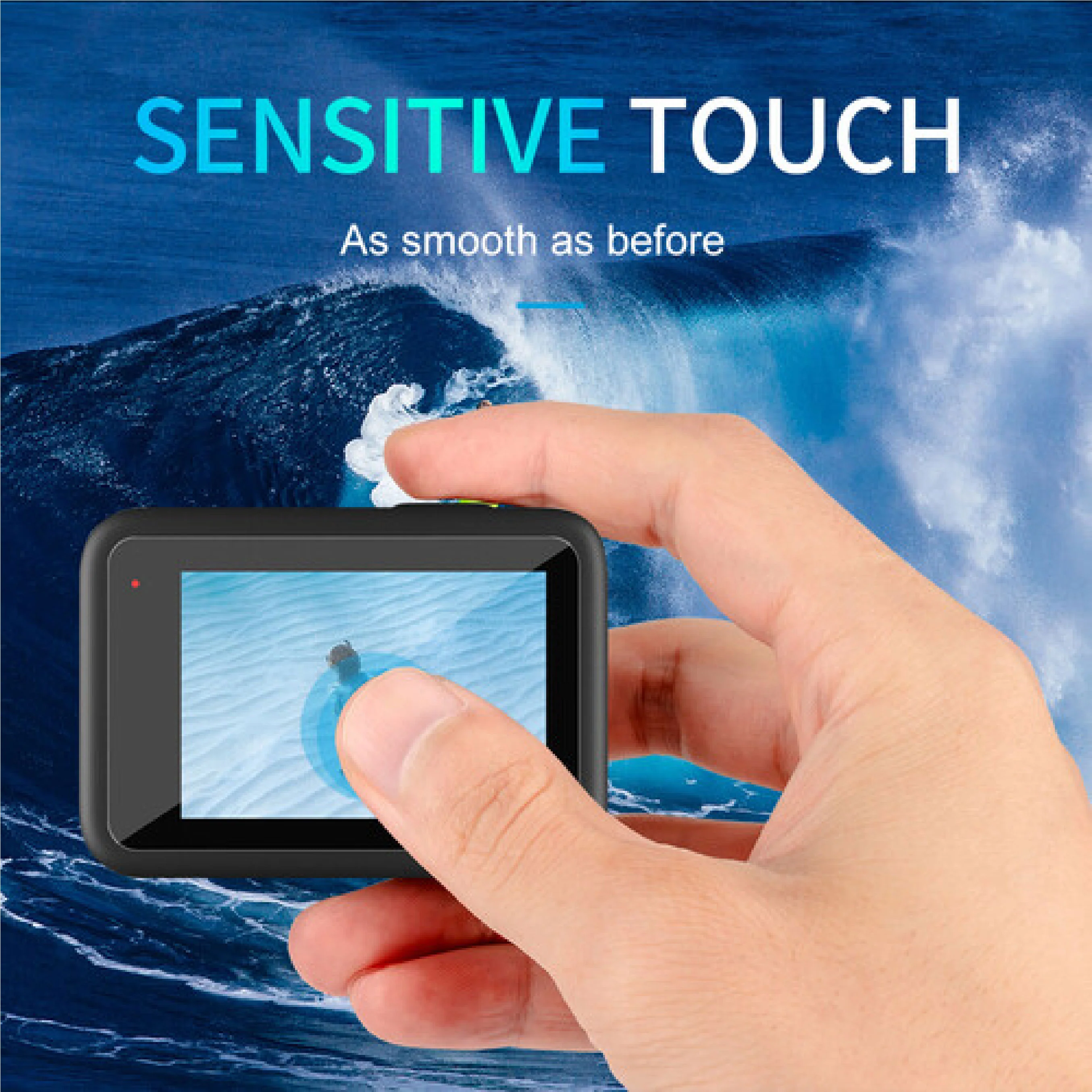 Telesin Tempered Glass Film for GoPro Hero 11/10/9 - Image 8