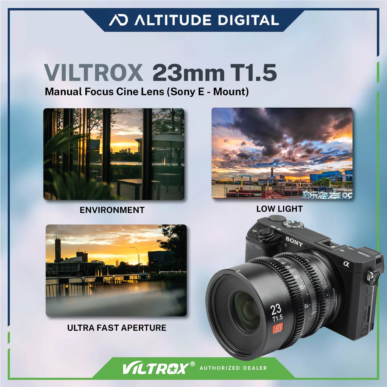 Viltrox 23mm T1.5 Manual Focus Cine Lens - E-mount - Image 8