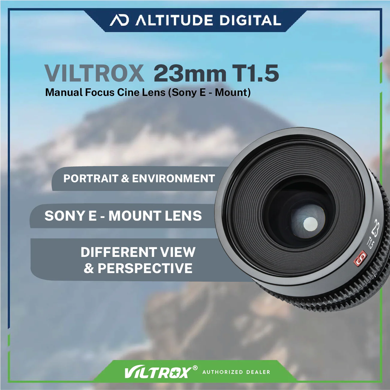 Viltrox 23mm T1.5 Manual Focus Cine Lens - E-mount - Image 9