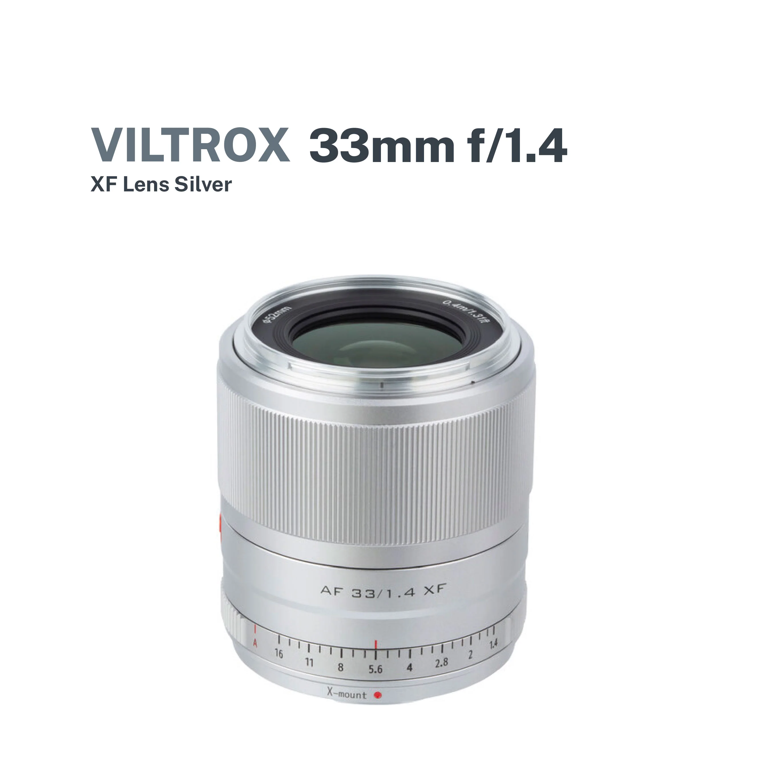 Viltrox AF 33/1.4 Fujifilm X - Silver