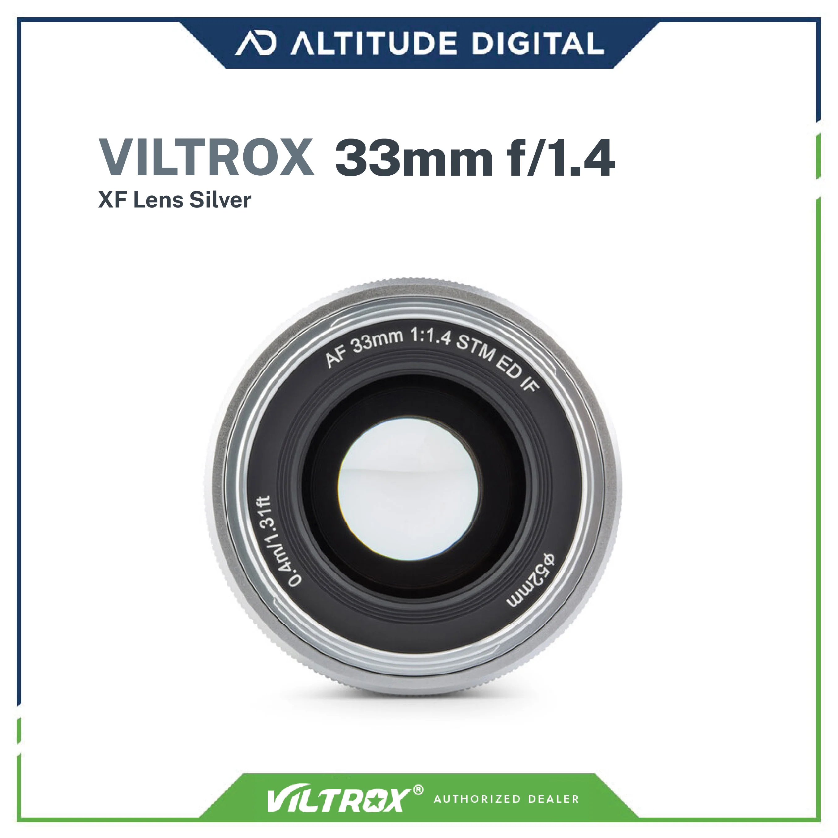 Viltrox AF 33/1.4 Fujifilm X - Silver - Image 3