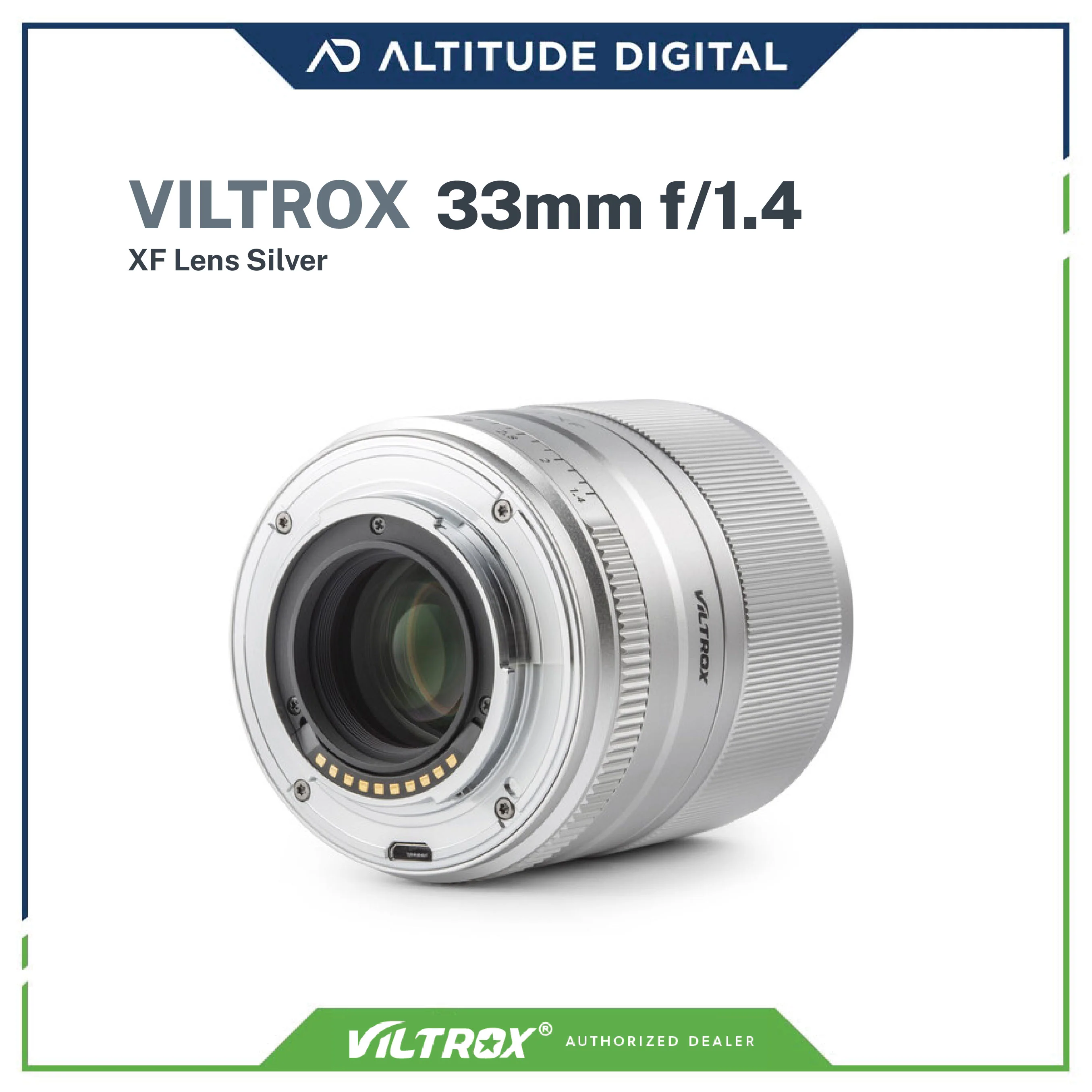 Viltrox AF 33/1.4 Fujifilm X - Silver - Image 5