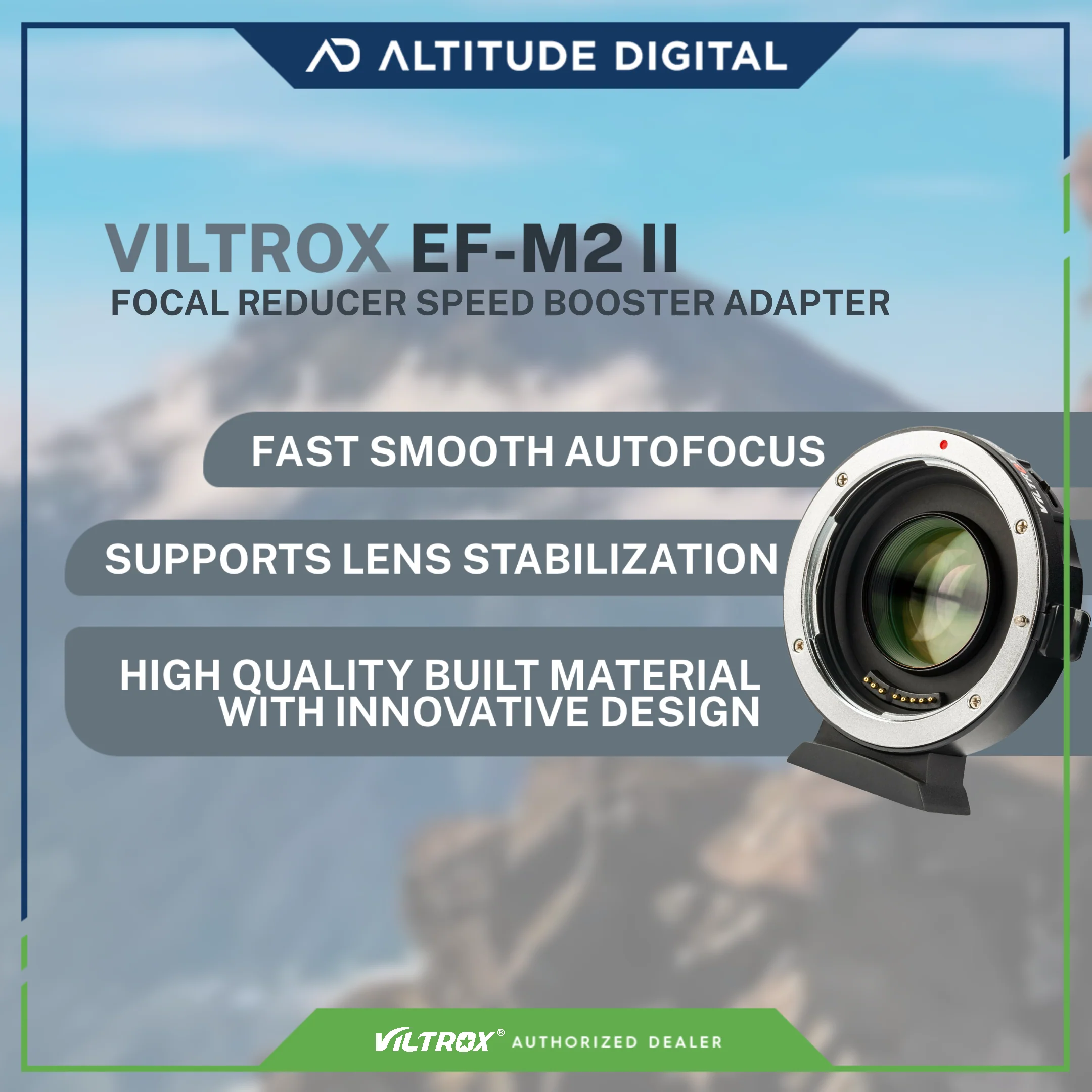 VILTROX EF-M2 II Focal Reducer Speed Booster Adapter - Image 6
