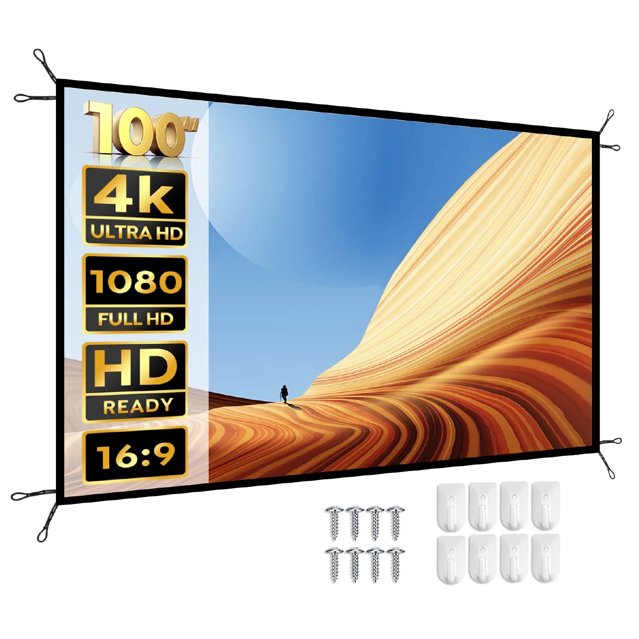 Yaber 100" Projector Screen  - YS-100F - Image 3