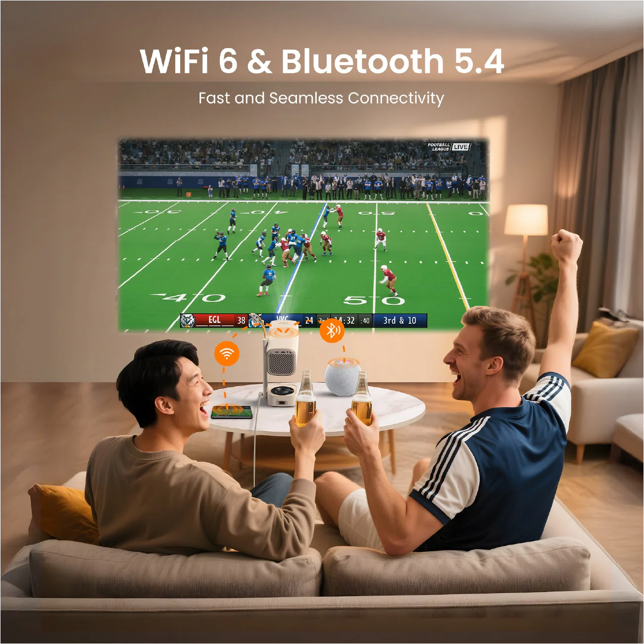 Yaber T1 Pro Portable Projector - Image 7