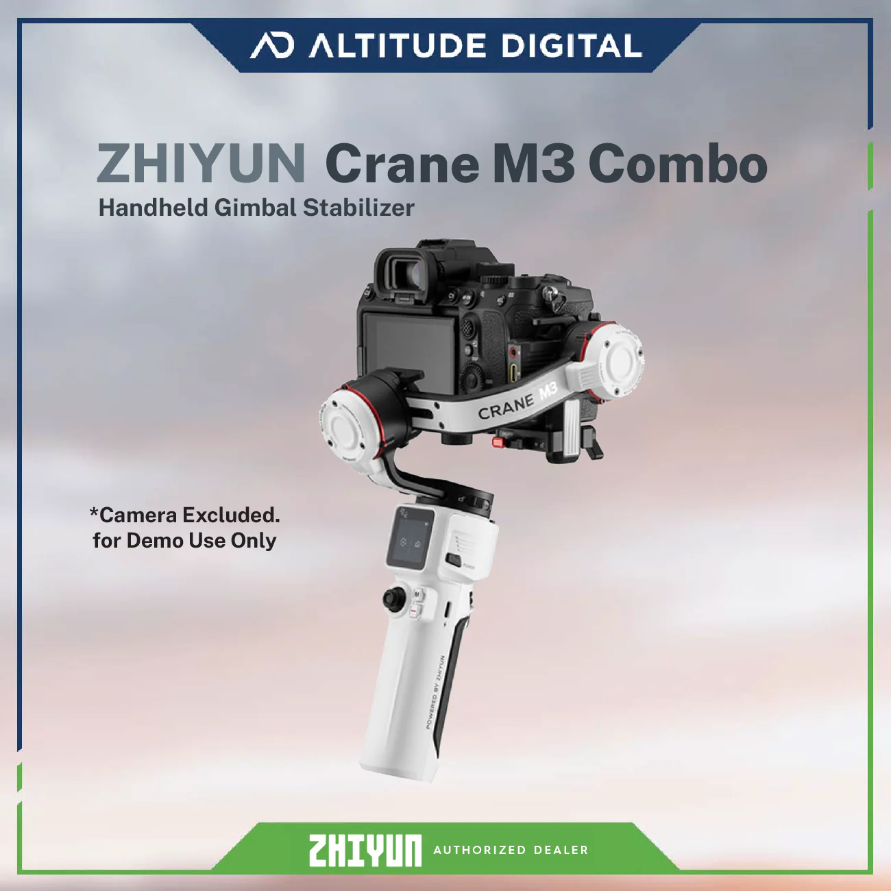 Zhiyun-Tech CRANE-M3 3-Axis Handheld Gimbal Stabilizer (Combo Kit) - Image 4